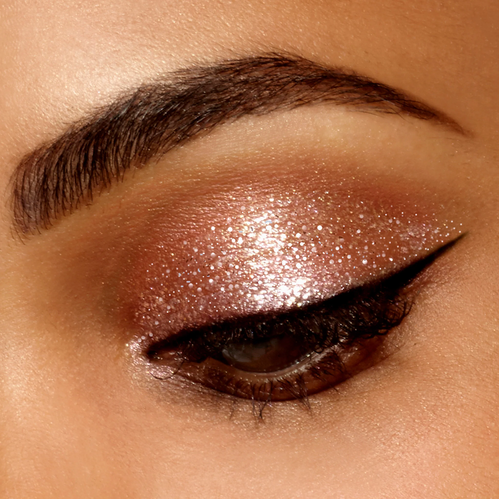 Glitter & Glow Liquid Eye Shadow - Rose Gold Retro