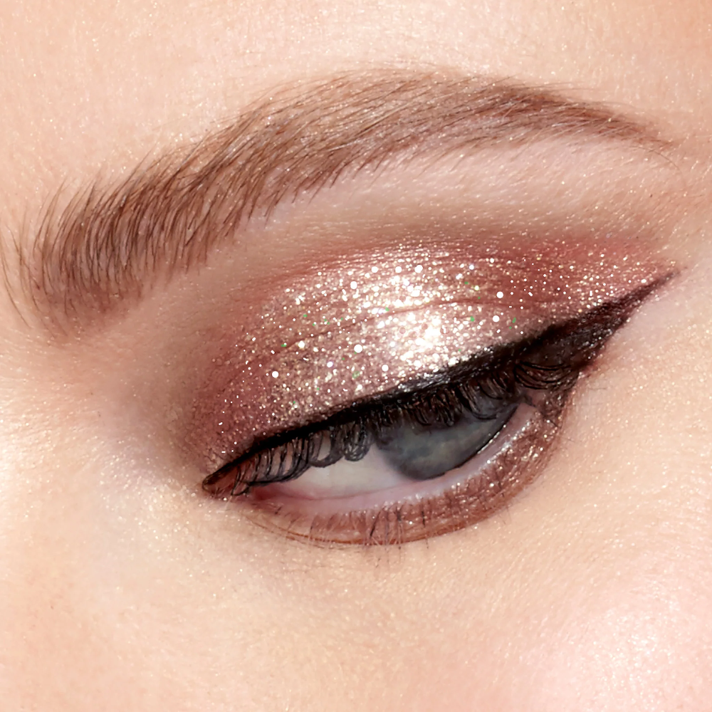 Glitter & Glow Liquid Eye Shadow - Rose Gold Retro