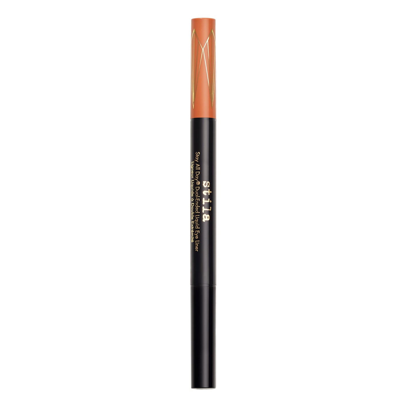 Stay All Day® Dual-Ended Waterproof Liquid Eye Liner: Shimmer Micro Tip - Mai Tai/Intense Black