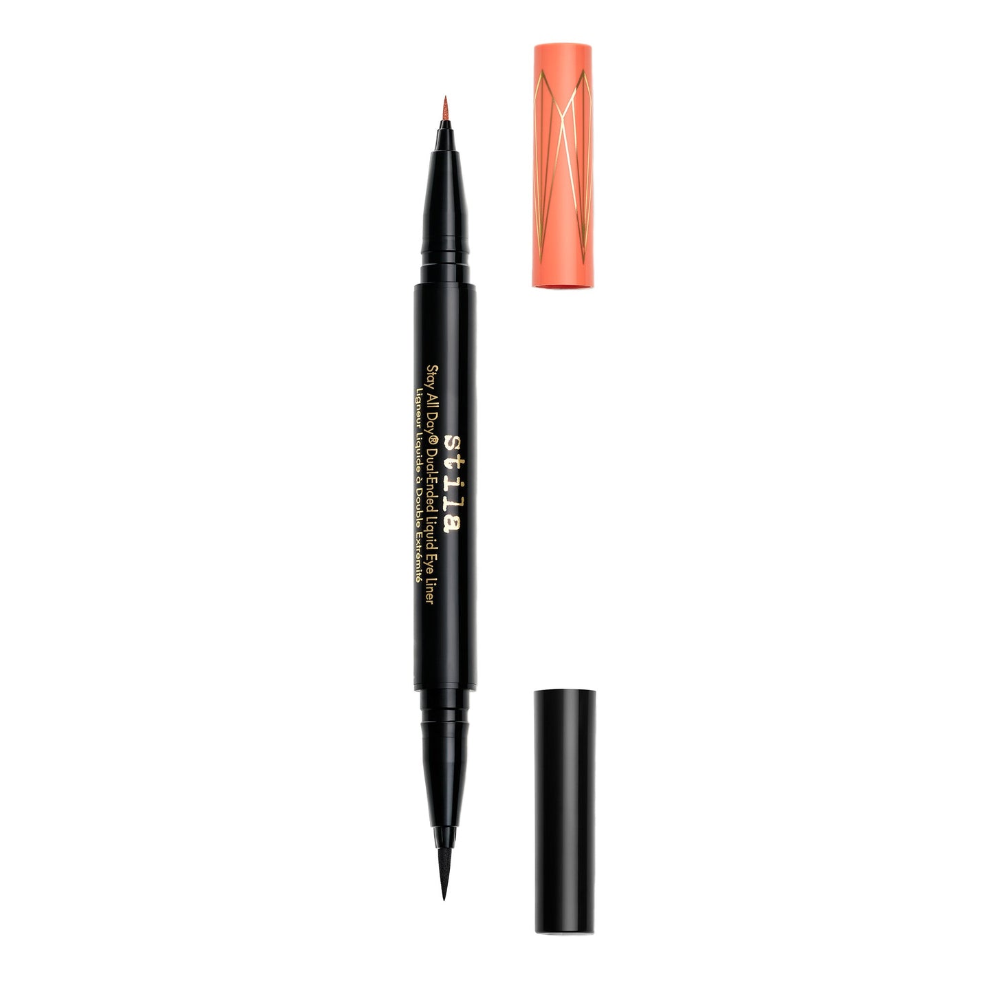 Stay All Day® Dual-Ended Waterproof Liquid Eye Liner: Shimmer Micro Tip - Tequila Sunrise/Intense Black - Stila Cosmetics UK