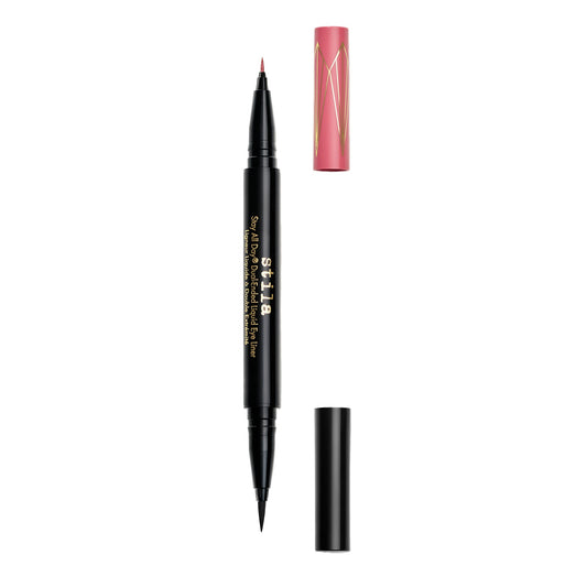 Stay All Day® Dual-Ended Waterproof Liquid Eye Liner: Shimmer Micro Tip - Rum Punch/Intense Black - Stila Cosmetics UK