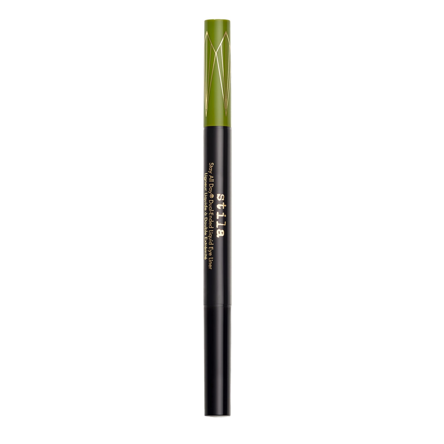 Stay All Day® Dual-Ended Waterproof Liquid Eye Liner: Shimmer Micro Tip - Mojito/Intense Black