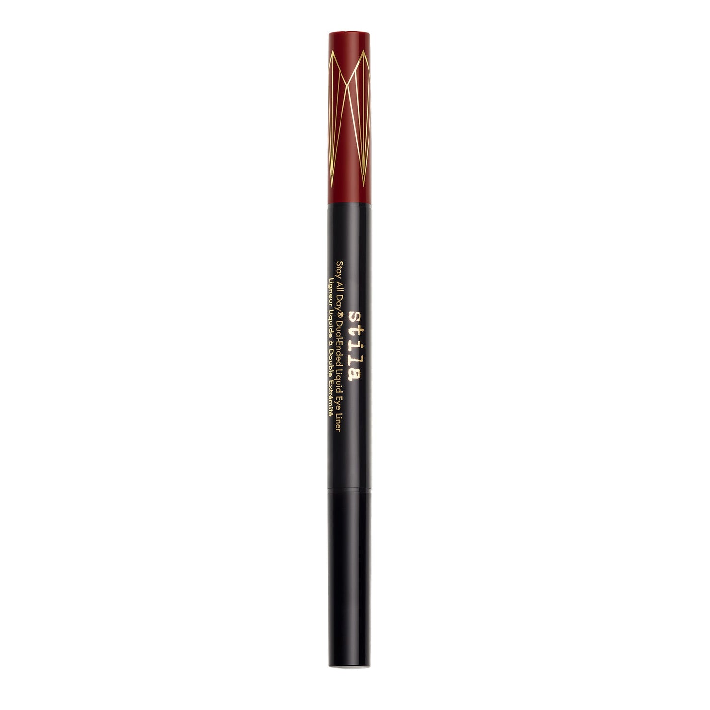 Stay All Day® Dual-Ended Waterproof Liquid Eye Liner: Shimmer Micro Tip Sangria/Intense Black