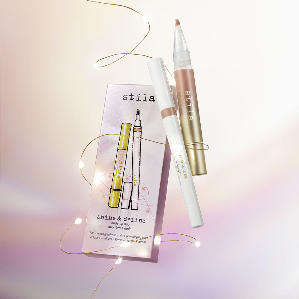 Shine & Define Nude Lip Duo Set (£43 Value)