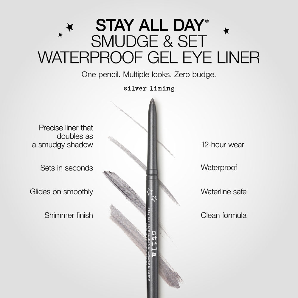 Stay All Day® Smudge & Set Waterproof Gel Eye Liner - Silver Lining